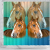 Amazing Quarter Horse Print Shower Curtains-Free Shipping - Deruj.com