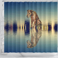 Amazing Irish Terrier Dog Print Shower Curtain-Free Shipping - Deruj.com