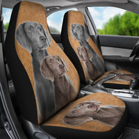 Cute Weimaraner Dog Print Car Seat Covers-Free Shipping - Deruj.com