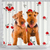 Welsh Terrier Dog Print Shower Curtain-Free Shipping - Deruj.com