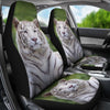 White Bengal Tiger Print Limited Edition Car Seat Covers-Free Shipping - Deruj.com