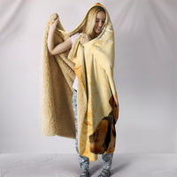 Airedale Terrier Print Hooded Blanket-Free Shipping - Deruj.com