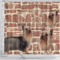 Australian Silky Terrier Print Shower Curtains-Free Shipping - Deruj.com