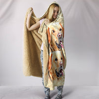 Cute Labrador Retriever Print Hooded Blanket-Free Shipping-Limited Edition - Deruj.com