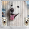 Samoyed Dog Print Shower Curtains-Free Shipping - Deruj.com