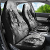 German Shepherd B/W Print Car Seat Covers-Free Shipping - Deruj.com