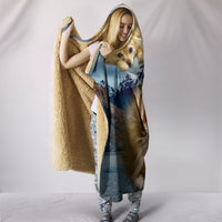 Cute Pomeranian Puppy Print Hooded Blanket-Free Shipping - Deruj.com