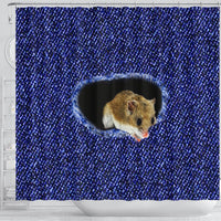 Chinese Hamster Print Shower Curtains-Free Shipping - Deruj.com