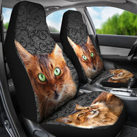 Lovely Somali Cat Print Car Seat Covers- Free Shipping - Deruj.com