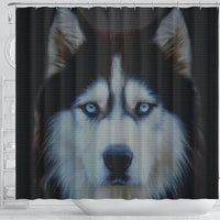 Amazing Siberian Husky Dog Print Shower Curtains-Free Shipping - Deruj.com