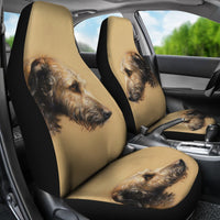 Irish Wolfhound Print Car Seat Covers- Free Shipping - Deruj.com