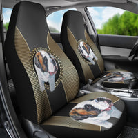 Cute Saint Bernard Dog Print Car Seat Covers- Free Shipping - Deruj.com