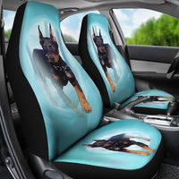 Doberman Pinscher Dog Print Car Seat Covers-Free Shipping - Deruj.com