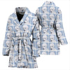 Kuvasz Dog Pattern Print Women's Bath Robe-Free Shipping - Deruj.com