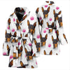Amazing Miniature Pinscher Dog Patterns Print Women's Bath Robe-Free Shipping - Deruj.com