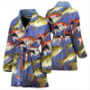 Seluang Fish Print Women's Bath Robe-Free Shipping - Deruj.com