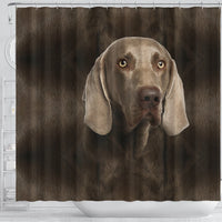 Weimaraner Dog Print Shower Curtain-Free Shipping - Deruj.com