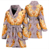 Golden Hamster Print Women's Bath Robe-Free Shipping - Deruj.com