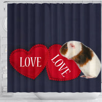 Teddy guinea pig Print Shower Curtain-Free Shipping - Deruj.com