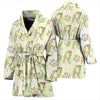 Bracco Italiano Dog Patterns Print Women's Bath Robe-Free Shipping - Deruj.com