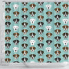 Boxer Dog Faces Print Shower Curtain-Free Shipping - Deruj.com