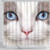 Ragdoll Cat Print Shower Curtain-Free Shipping - Deruj.com