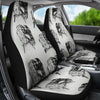 Sketch Of Saluki Dog Print Car Seat Covers-Free Shipping - Deruj.com