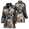 Cute Labrador Retriever Print Women's Bath Robe-Free Shipping - Deruj.com