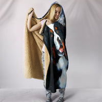 Amazing Bernese Mountain Dog Print Hooded Blanket-Free Shipping - Deruj.com
