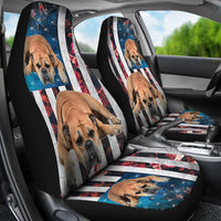 BullMastiff Dog Floral Print Car Seat Covers-Free Shipping - Deruj.com