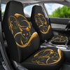 Cat And Dog Golden Art Print Car Seat Covers-Free Shipping - Deruj.com