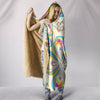 Floral color Print Hooded Blanket-Free Shipping - Deruj.com