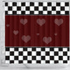 Lovely heart Print Shower Curtain-Free Shipping - Deruj.com