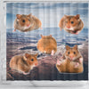 Djungarian Hamster Print Shower Curtains-Free Shipping - Deruj.com