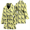 Chinese Crested Dog Pattern Print Women's Bath Robe-Free Shipping - Deruj.com