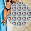 French Bulldog Pattern Print Limited Edition Beach Blanket-Free Shipping - Deruj.com