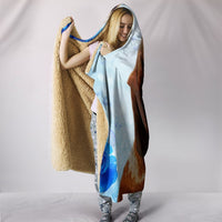 Bracco Italiano Dog Print Hooded Blanket-Free Shipping - Deruj.com