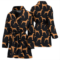 Amazing Vizsla Dog Pattern Print Women's Bath Robe-Free Shipping - Deruj.com
