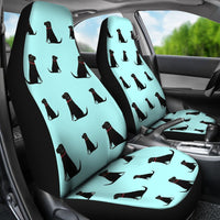 Black Labrador Pattern Print Car Seat Covers- Free Shipping - Deruj.com