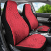 Butterfly Print On Red Car Seat Covers-Free Shipping - Deruj.com