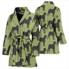 Bullmastiff Dog Pattern Print Women's Bath Robe-Free Shipping - Deruj.com