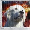 Great Pyrenees Print Shower Curtains-Free Shipping - Deruj.com