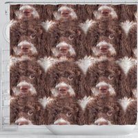 Lagotto Romagnolo Dog Print Shower Curtain-Free Shipping - Deruj.com