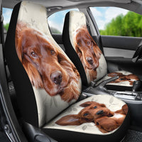 Cute Irish Setter Print Car Seat Covers-Free Shipping - Deruj.com
