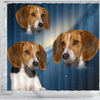 American Foxhound Print Shower Curtains-Free Shipping - Deruj.com