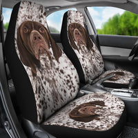 German Shorthaired Pointer Dog Print Car Seat Covers-Free Shipping - Deruj.com