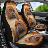 Redbone Coonhound Print Car Seat Covers-Free Shipping - Deruj.com