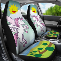 Cartoon Unicorn Print Car Seat Covers-Free Shipping - Deruj.com