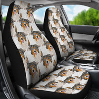 Australian Shepherd Dog Pattern Print Car Seat Covers-Free Shipping - Deruj.com