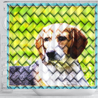 Lovely Beagle Dog Art Print Shower Curtains-Free Shipping - Deruj.com